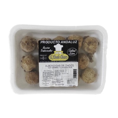 ALBONDIGA CHOCO Y GAMBA BANDEJA C/