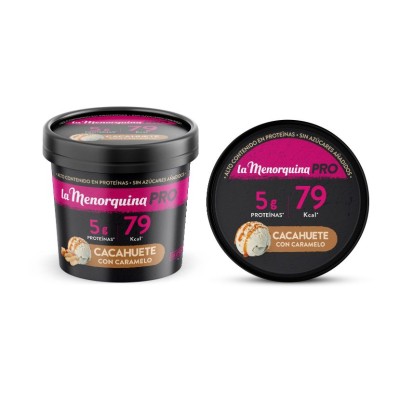 MINI TARRINA PROTEICAS CACAHUETES/C