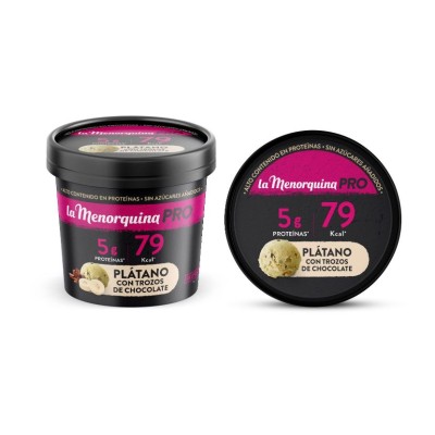 MINI TARRINA PROTEICAS PLATANO/CHOC