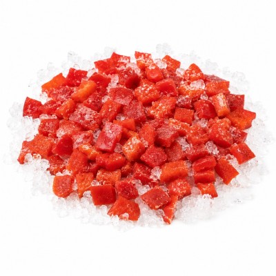 PIMIENTO ROJO CUBO 10/10 C/4 X 2.5