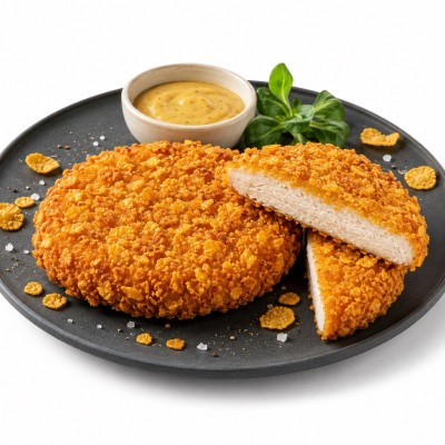 HAMBURGUESA POLLO CORNFLAKES C/5 X