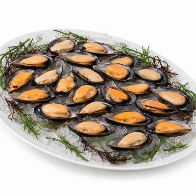 MEJILLON 1/2 CONCHA 50/55 C/2.5 KG