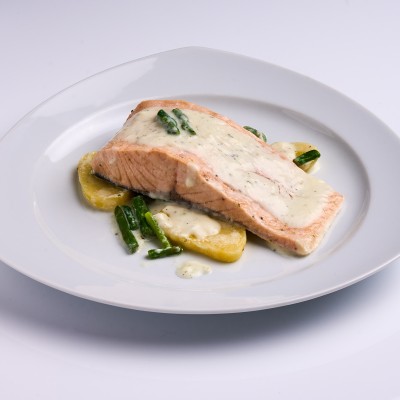 SALMON EN SALSA MENTA (12 UNDS)