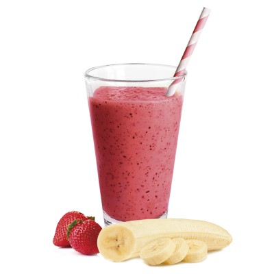 SMOOTHIES TROPICAL-FRESA/PLATANO